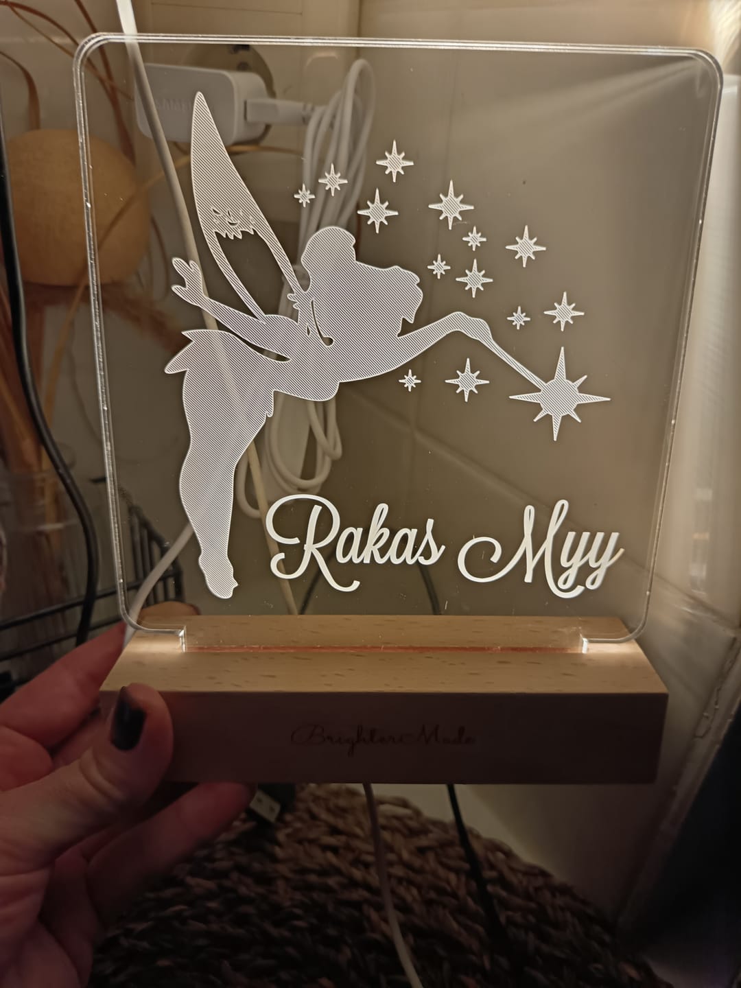 Customer photo review of Fairy - Personalized Night Light