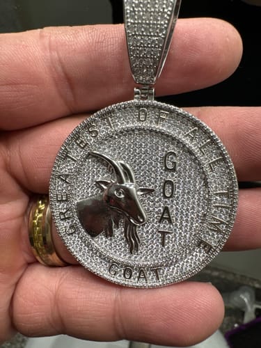 Customer photo review of Circular GOAT Pendant