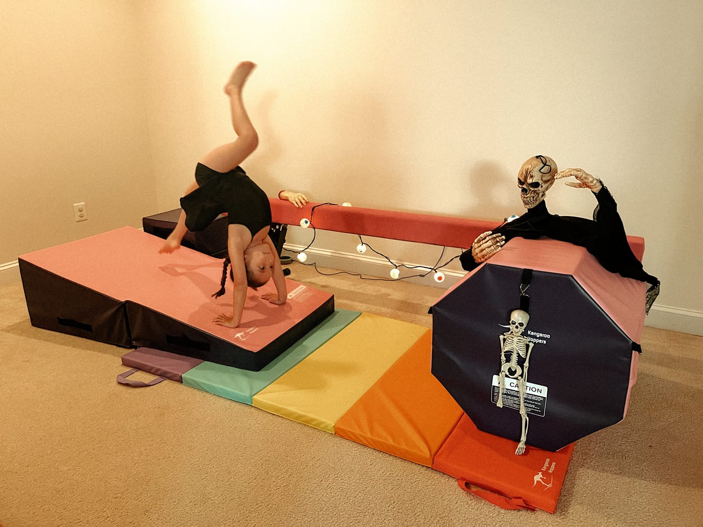 Customer photo review of Gymnastics Tumbling Cheese Wedge Mat (S/M/L)