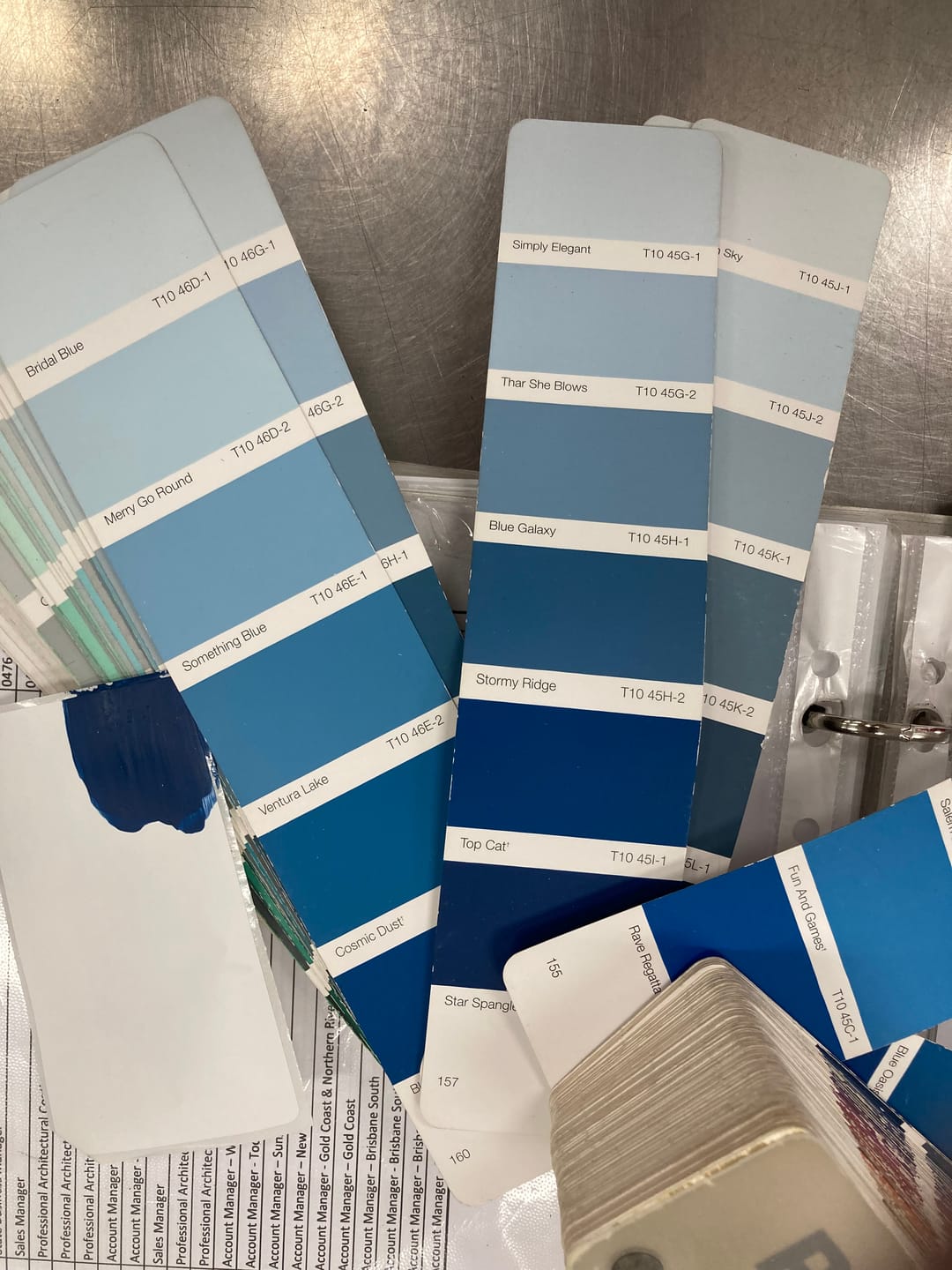 Customer photo review of Counter top sample kit