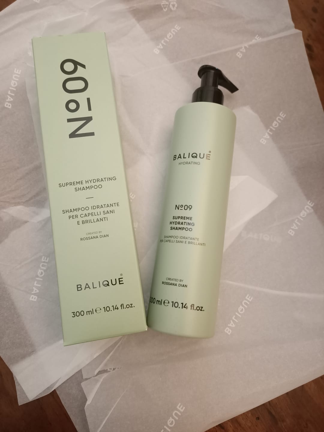 Customer photo review of N°09 - SUPREME  HYDRATING SHAMPOO