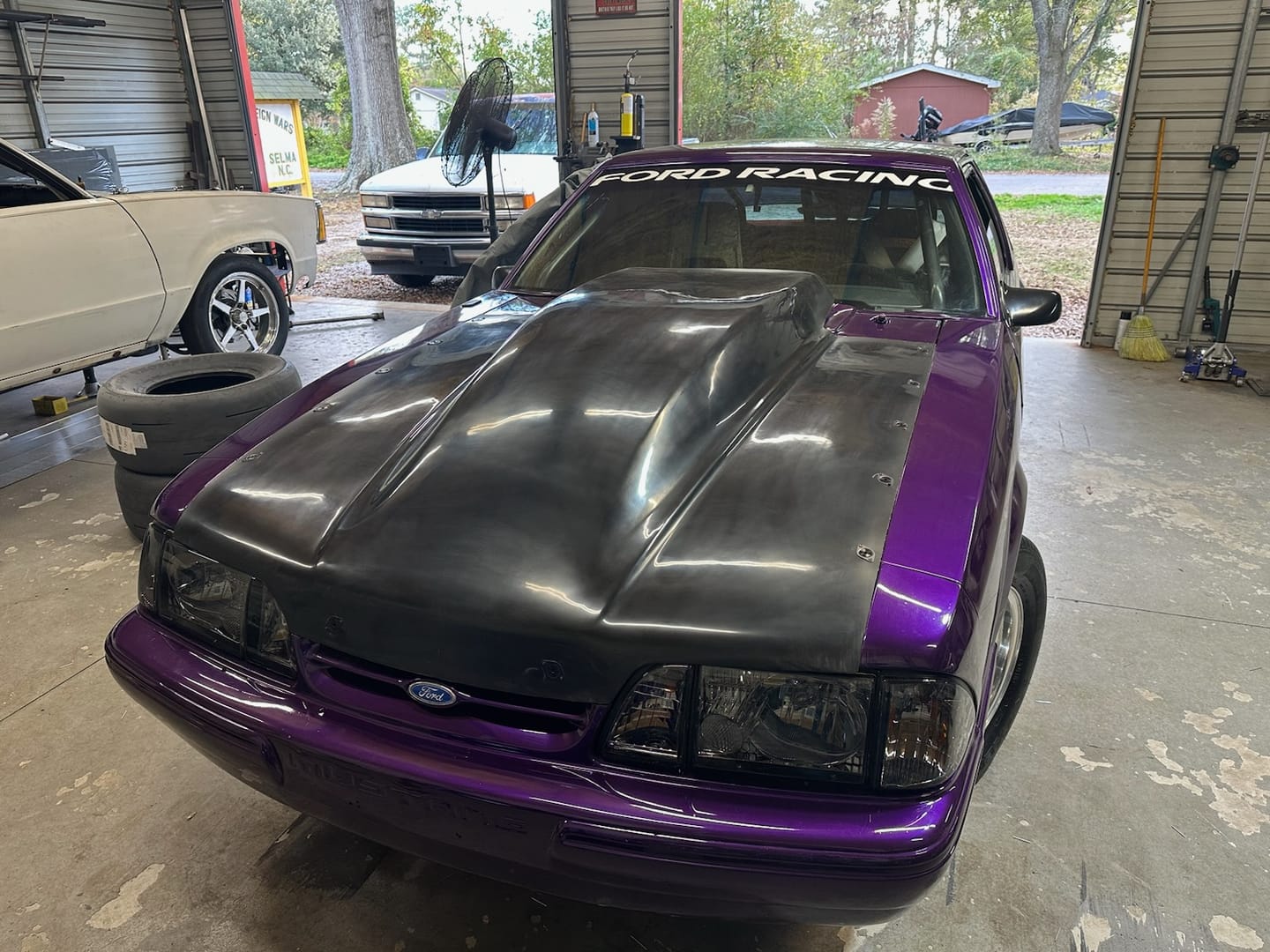 Customer photo review of 79-93 Fox Body Mustang Front Dzus Rail LX Bumper