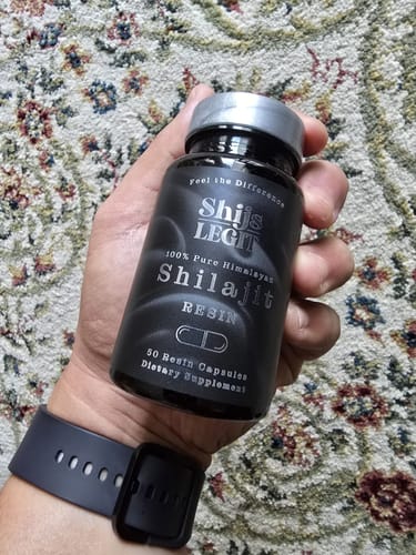 Customer photo review of Shilajit Resin Capsules