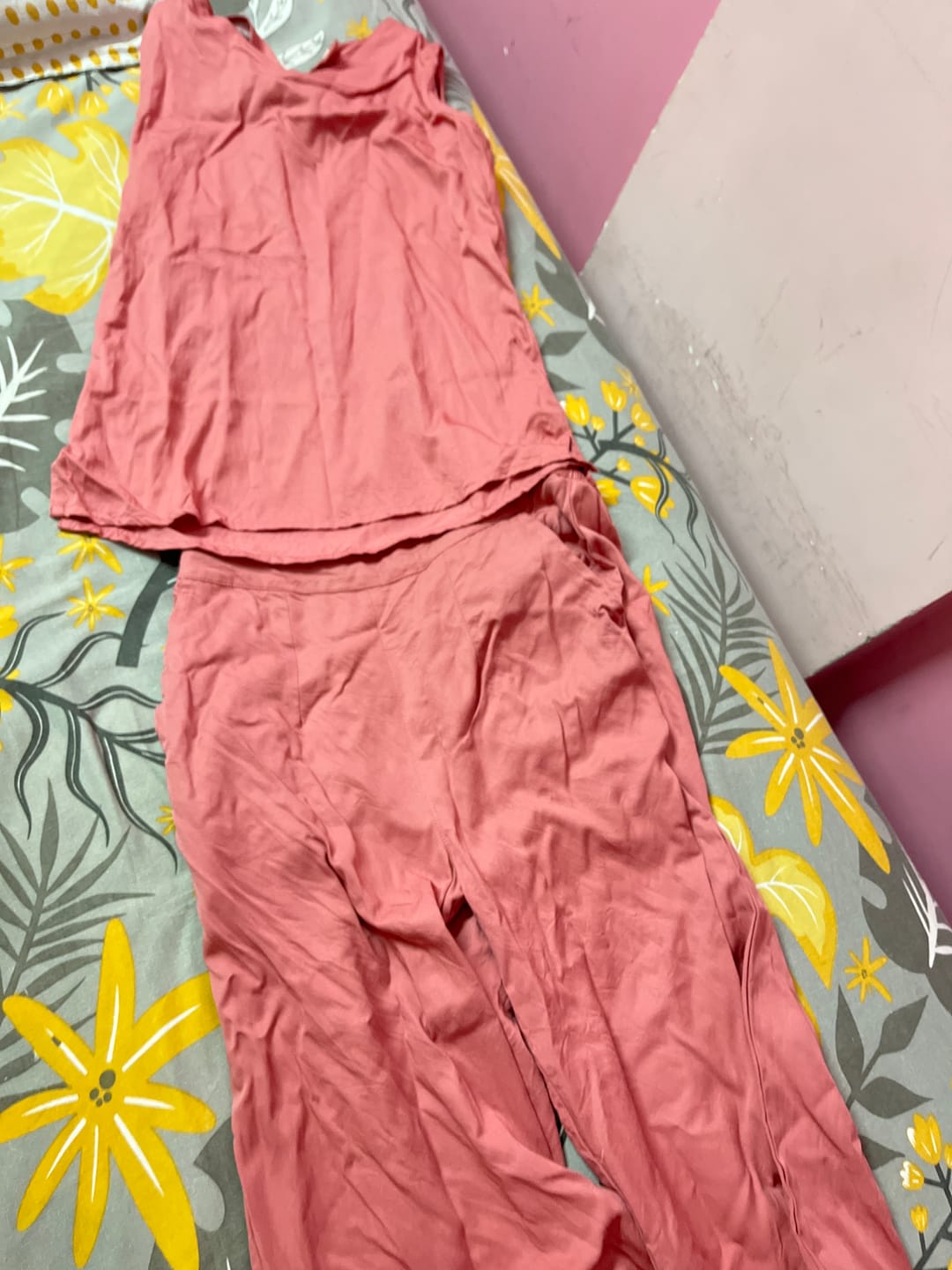 Customer photo review of Rose V-Neck Sleeveless Top