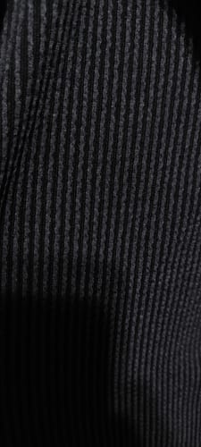 Customer photo review of Charcoal Grey Ribbed Duster with Side Slits