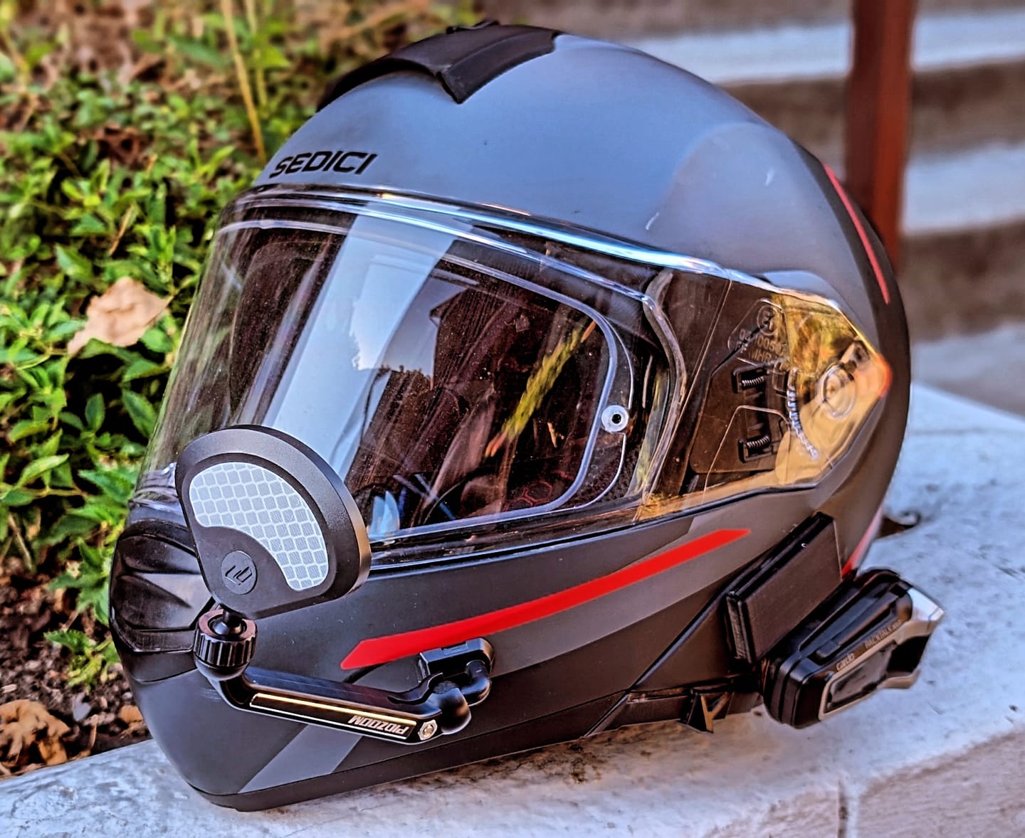 Customer photo review of Helmet Mirror