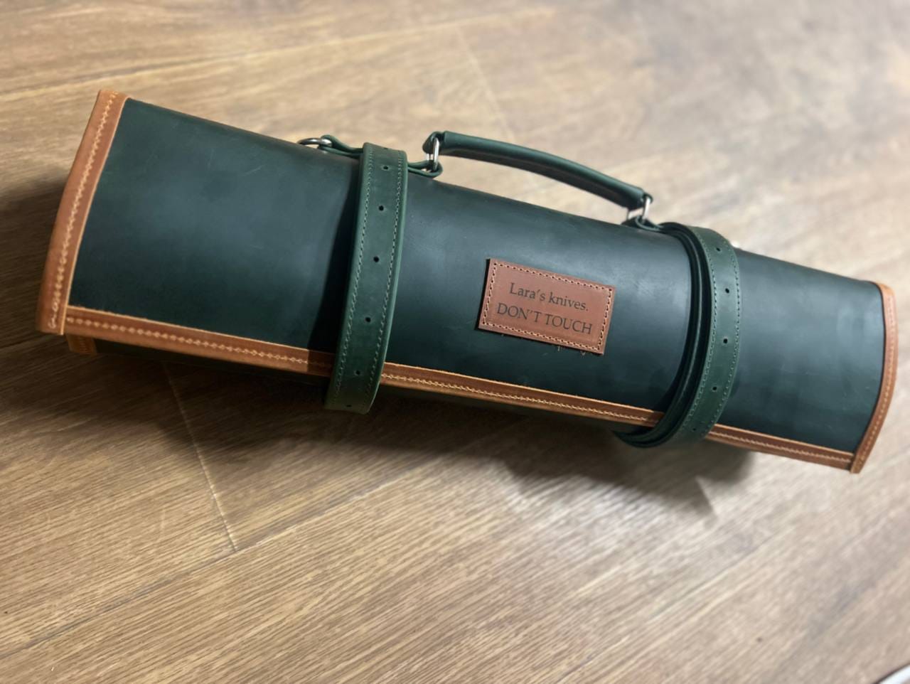 Customer photo review of Premium Knife Roll Bag