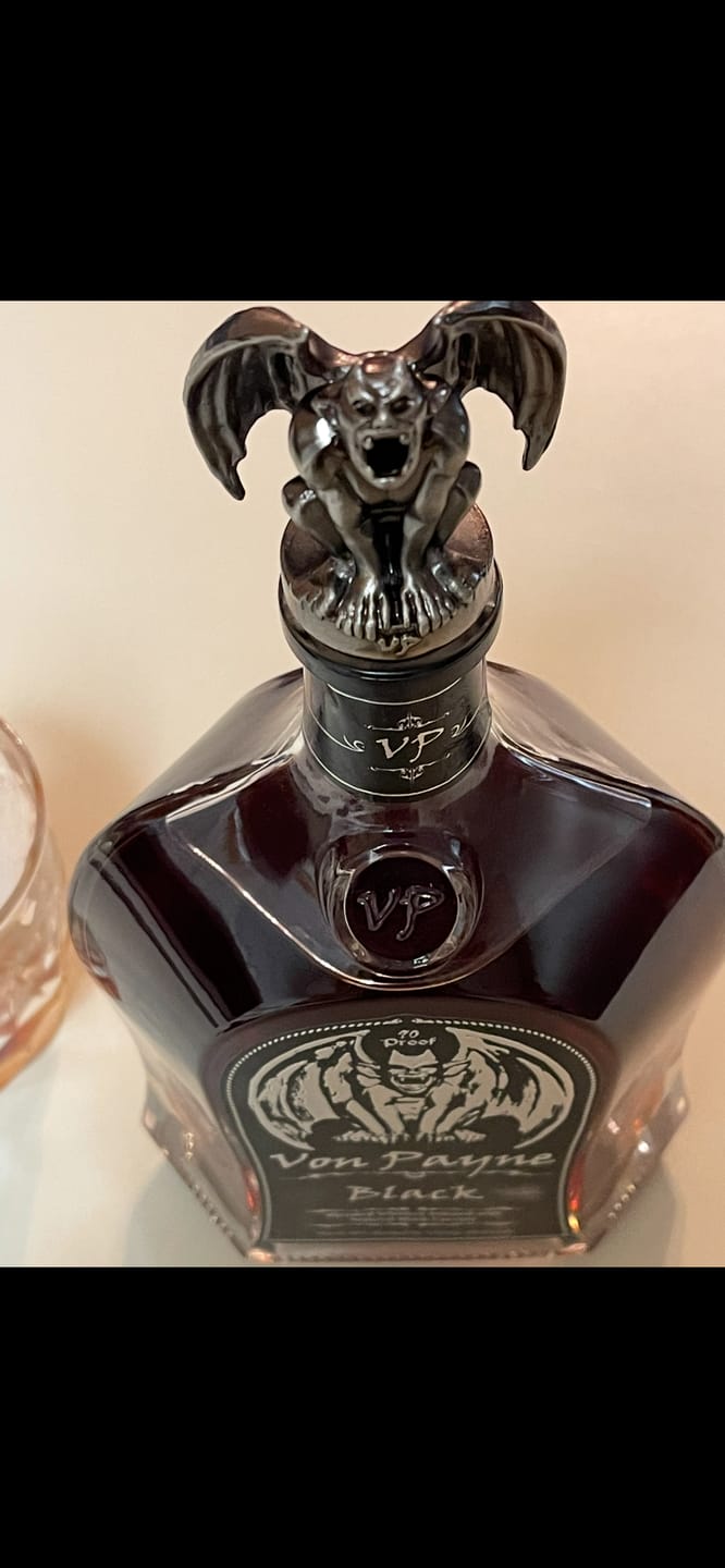 Customer photo review of Von Payne Black Blended Whiskey (2) Bottle Bundle