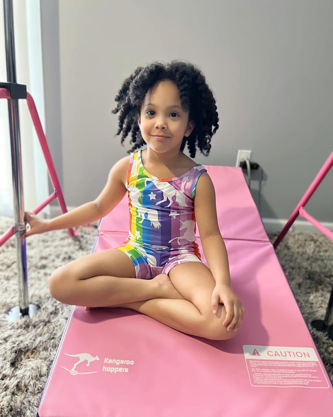 Customer photo review of Gymnastics Tumbling Cheese Wedge Mat (S/M/L)