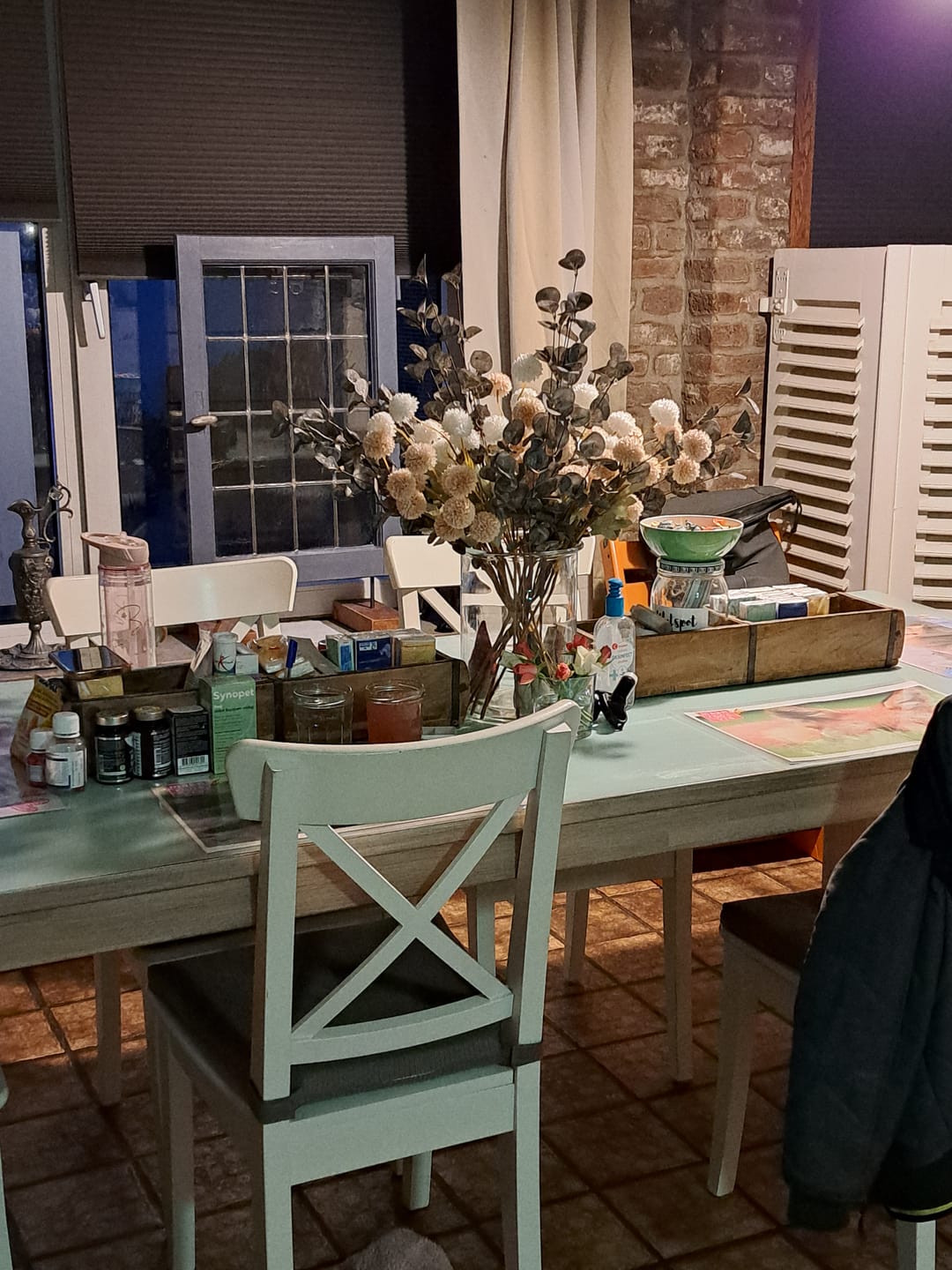 Customer photo review of Samengesteld boeket - Groen & Wit
