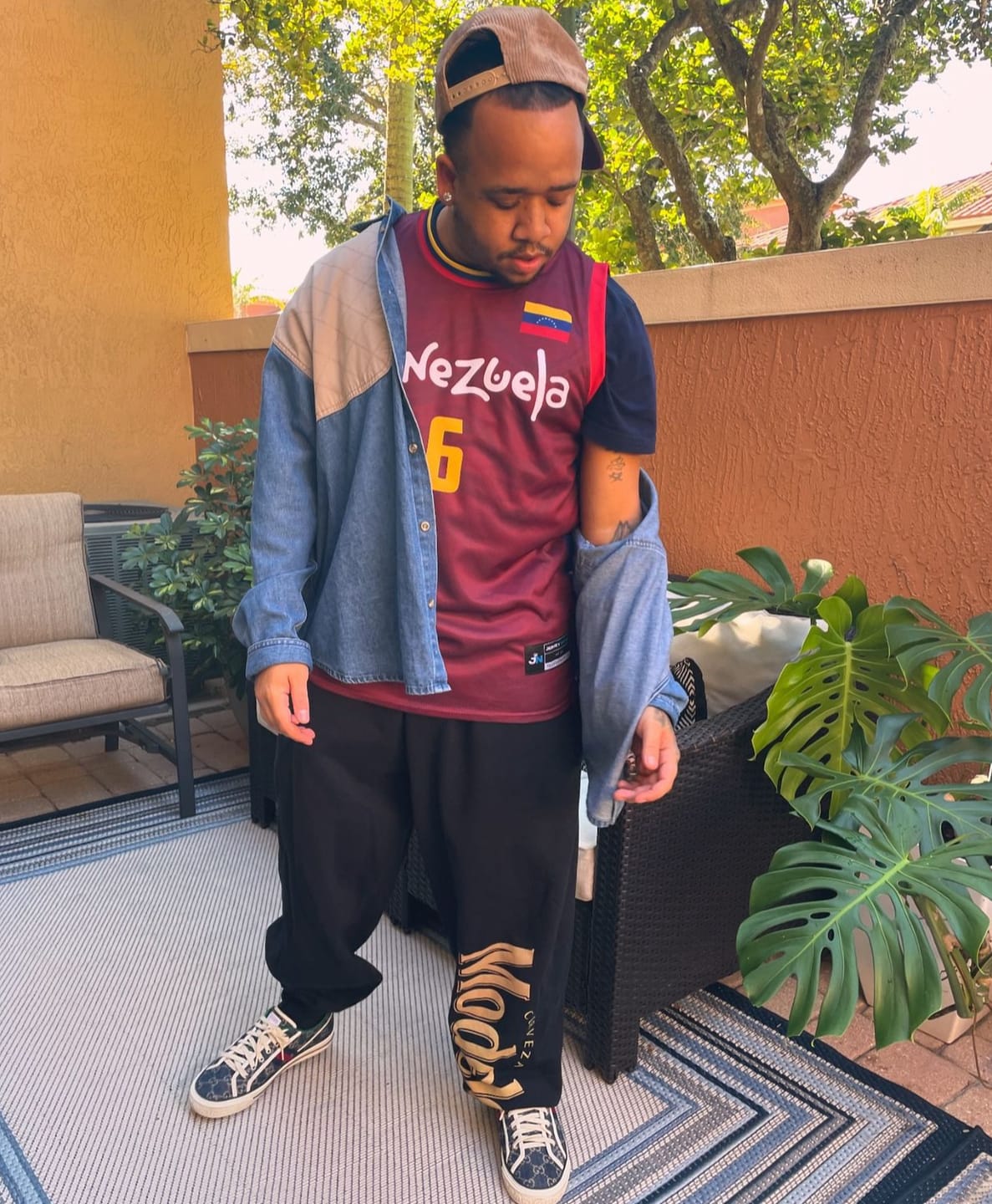 Customer photo review of Venezuela Custom Basketball Jersey