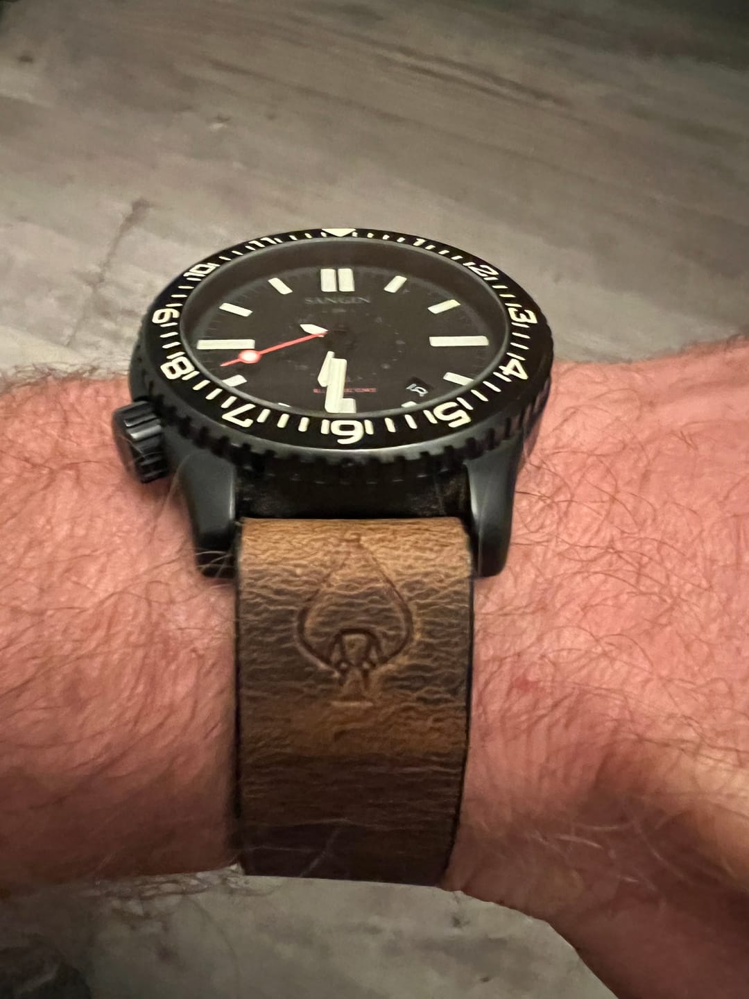 Customer photo review of W.O.E. Leather Single Pass Zulu