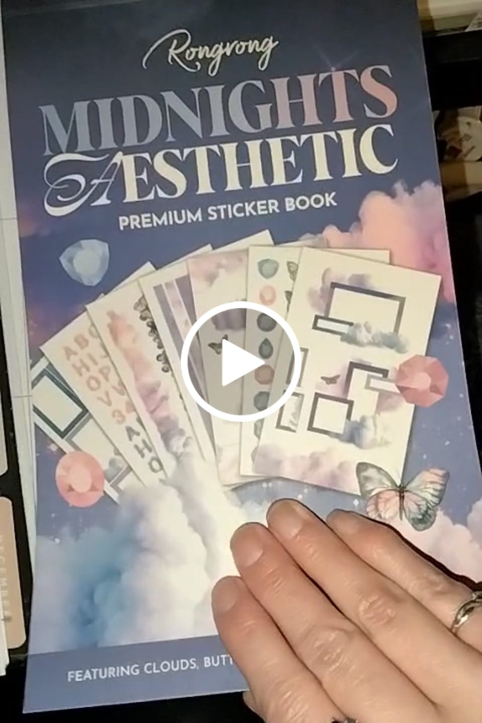Customer video review of Midnights Aesthetic Sticker Book [EVERYDAY]