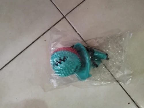Customer photo review of Large Dog Ball Toys Suction Cup Ropes Interactive Leaking Slow Feeder Chew Toy Toothing Clean Golden Retriever Big Pet Supplies