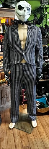 Customer photo review of Jack Skellington Kostüm The Nightmare Before Christmas Jack Der Albtraum vor Weihnachten Halloween Karneval Kostüm