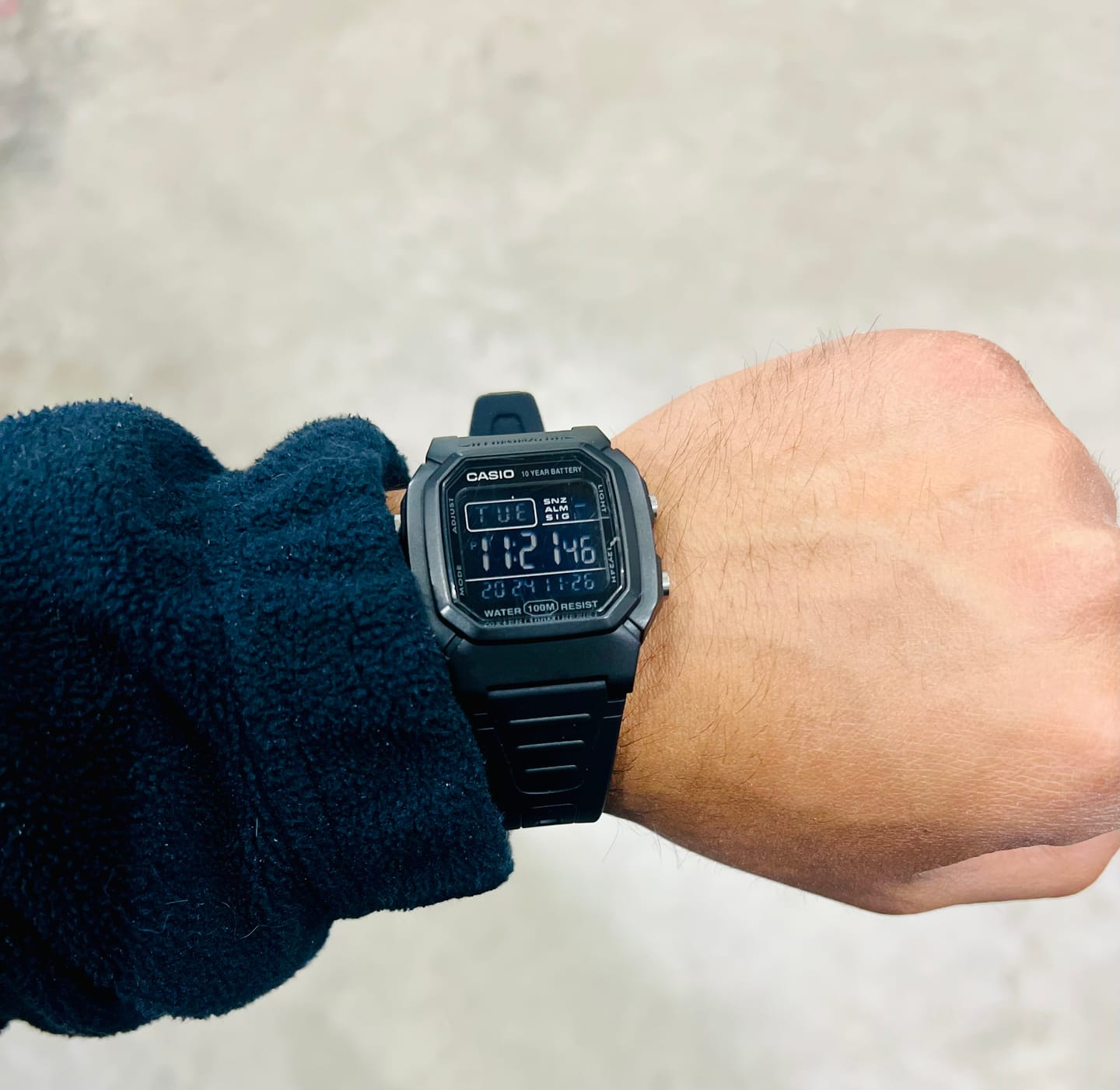 Customer photo review of Reloj Casio Vintage W-800H-1BVCF Negro Pantalla Negativa