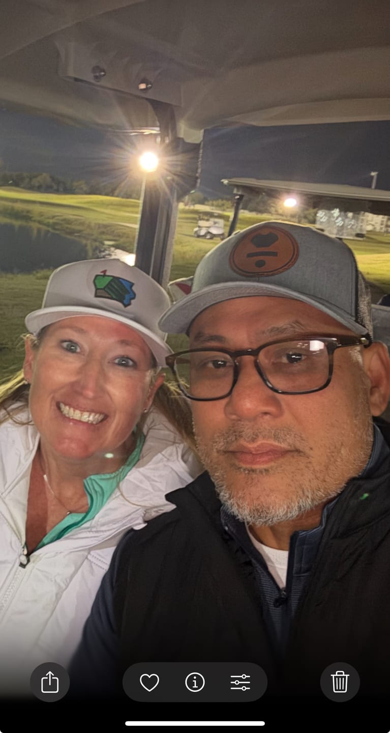 Customer photo review of Iowa Golf Hat