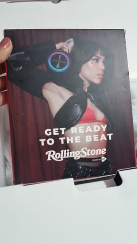 Customer photo review of Bocina Inalámbrica portátil | RollingStone by STF 40W | 2 x 3" pulgadas 8hrs uso Función TWS Protección IPX6