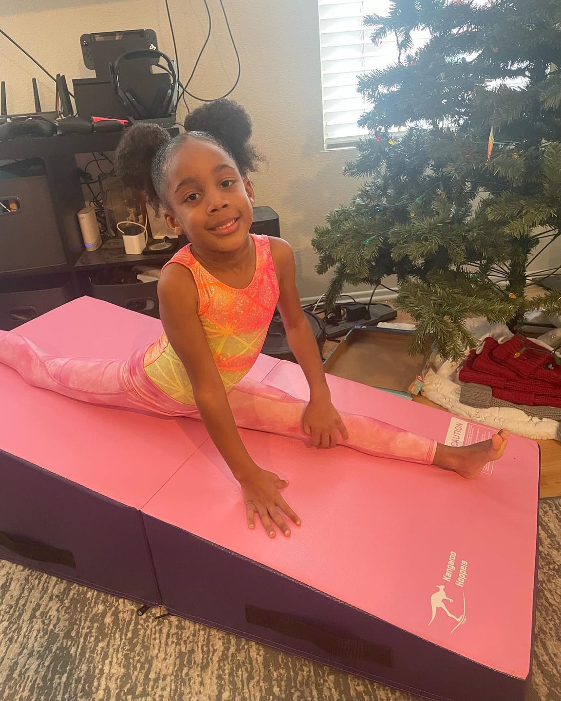 Customer photo review of Gymnastics Tumbling Cheese Wedge Mat (S/M/L)