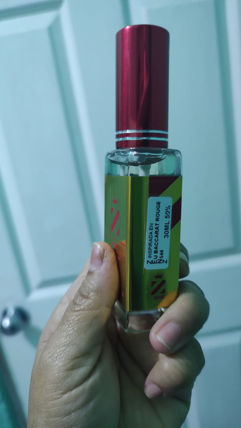 Customer photo review of Perfume Tendencia U BACCARAT ROUGE 540 zenz