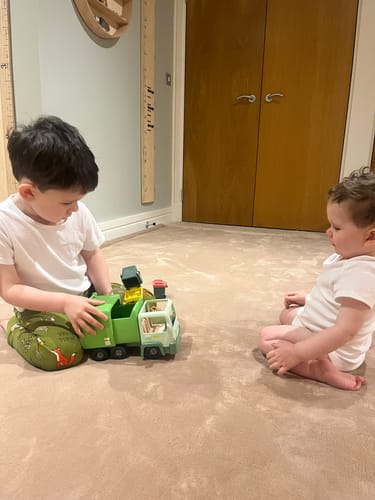 Customer photo review of Coffee Light Brown Baby Play Mat