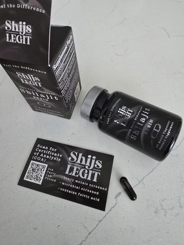 Customer photo review of Shilajit Resin Capsules