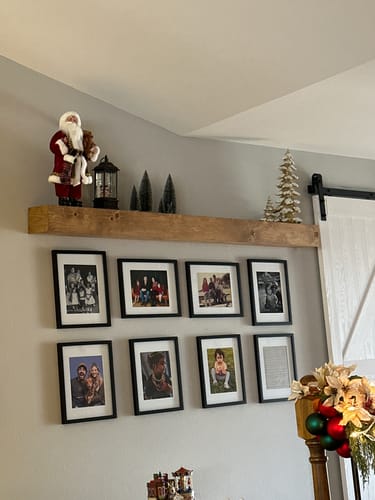 Customer photo review of Contemporary Mantels