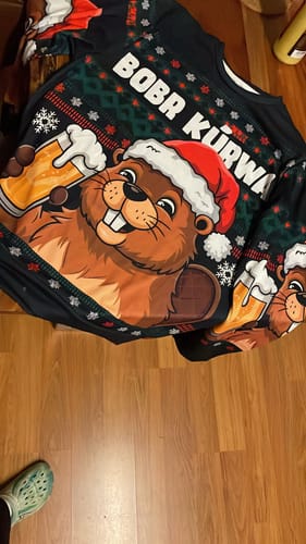 Customer photo review of BOBR KURWA - Christmas Sweater
