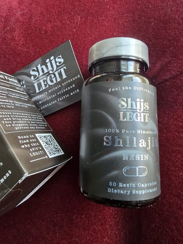 Customer photo review of Shilajit Resin Capsules