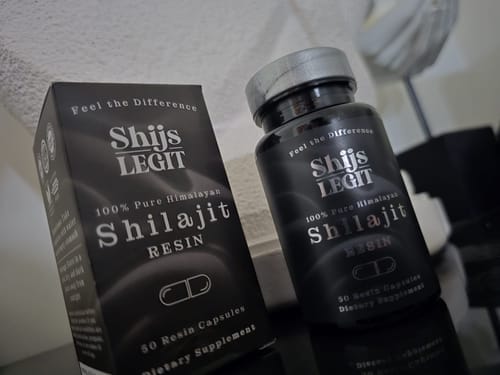 Customer photo review of Shilajit Resin Capsules