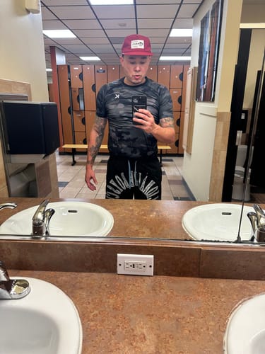 Customer photo review of Men's Sauna Shirt 3-pack Multi Color