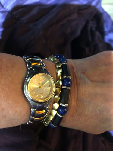 Customer photo review of Tibetan Bracelet of Fortune