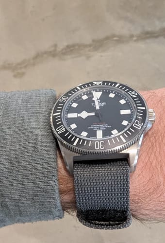 Customer photo review of Glomar Explorer - Hook And Loop Watch Strap