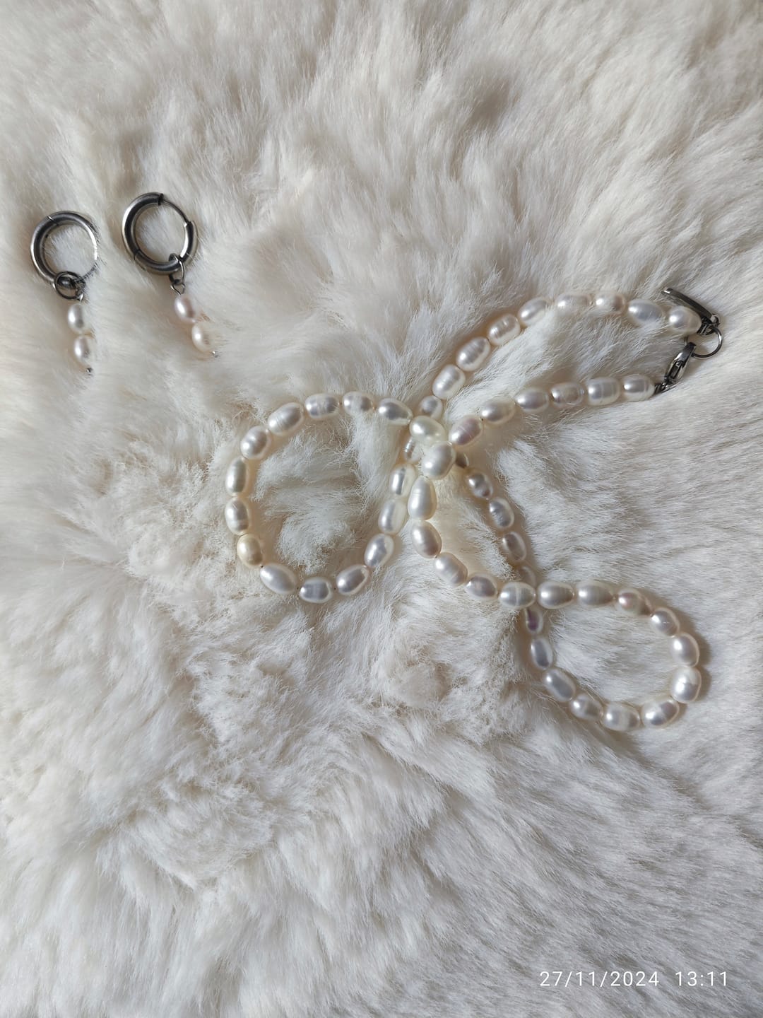 Customer photo review of CARLIE EARRINGS