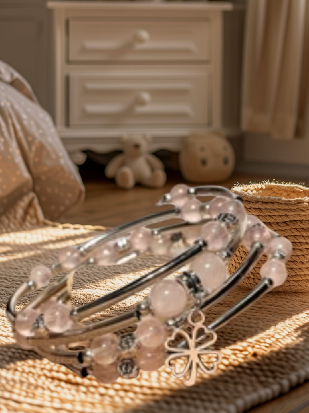 Customer photo review of Bracelet "Chance" en Pierres Naturelles