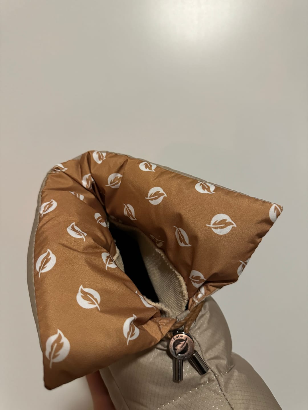 Customer photo review of Classic Sand Beige Pillow Boot