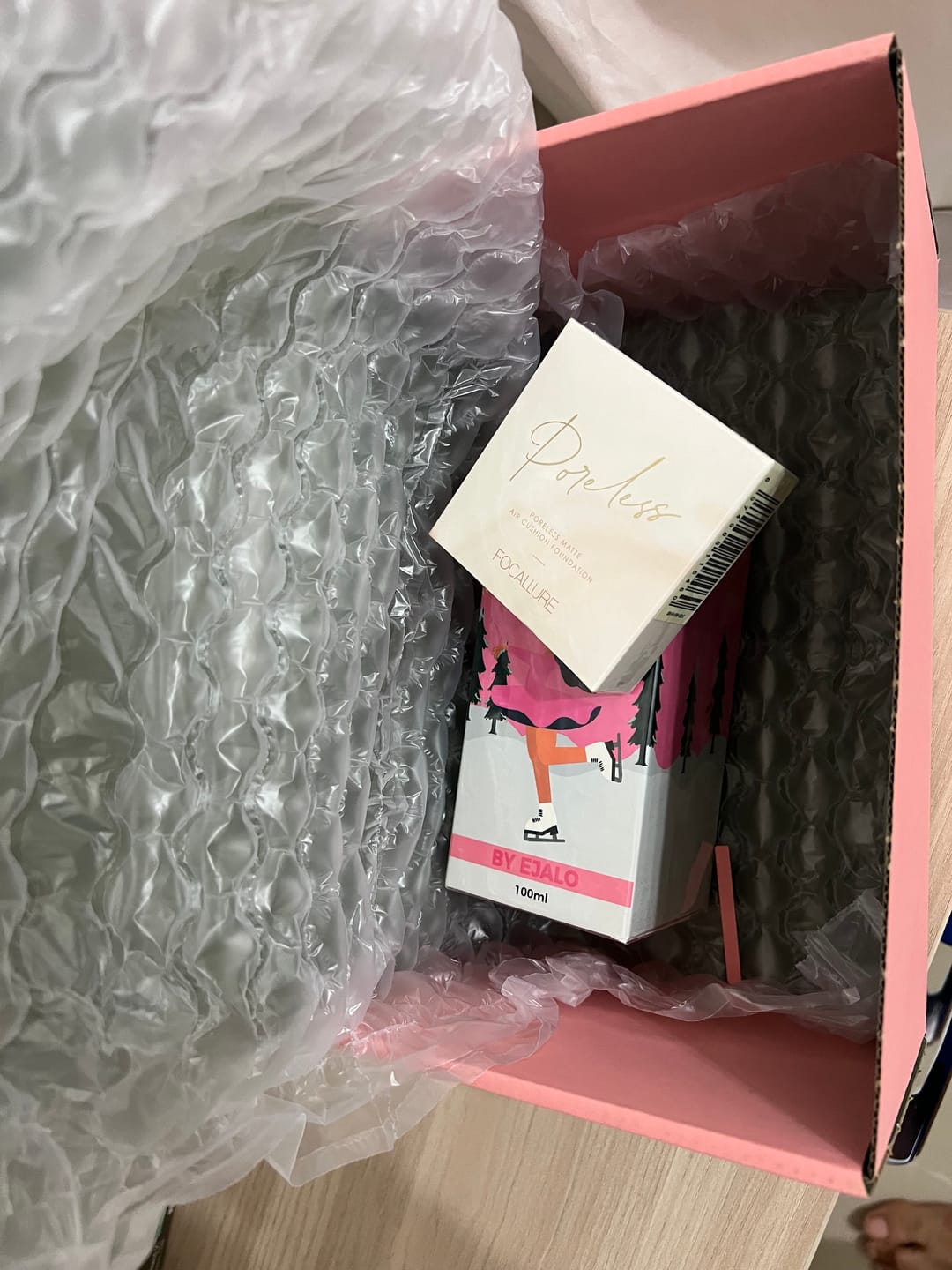 Customer photo review of Matte Air Cushion Foundation