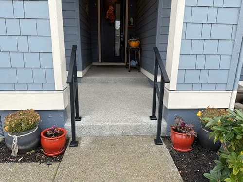 Customer photo review of Stair Handrail Kit