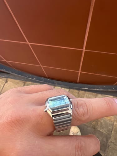 Customer photo review of Timex x MM6 Maison Margiela T80 Ring Watch TW2W81400