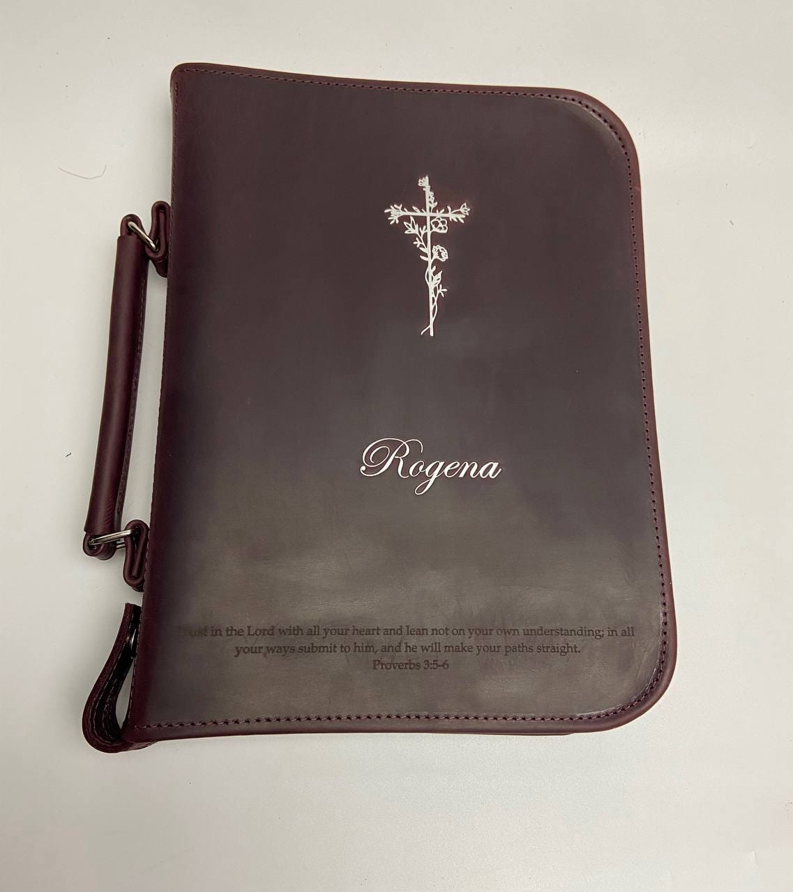 Customer photo review of Zippered Bible Cover