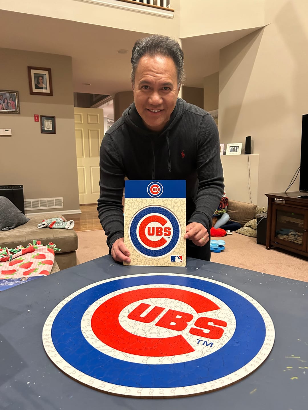 Customer photo review of Chicago Cubs™ - Wooden Puzzle