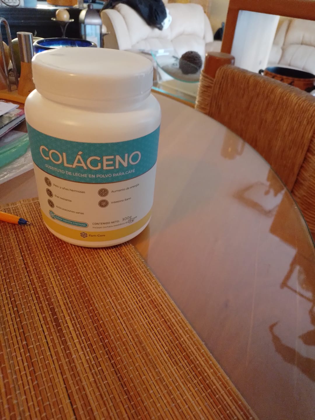 Customer photo review of Colágeno Fort Core