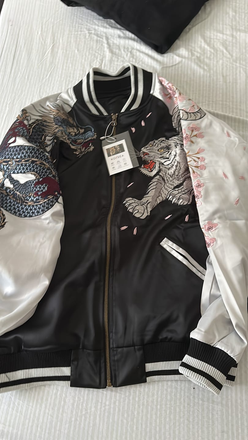 Customer photo review of Four Legendary Creatures Sukajan Souvenir Jacket