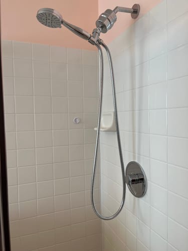 Customer photo review of 1-Handle Shower Valve with Trim Kit