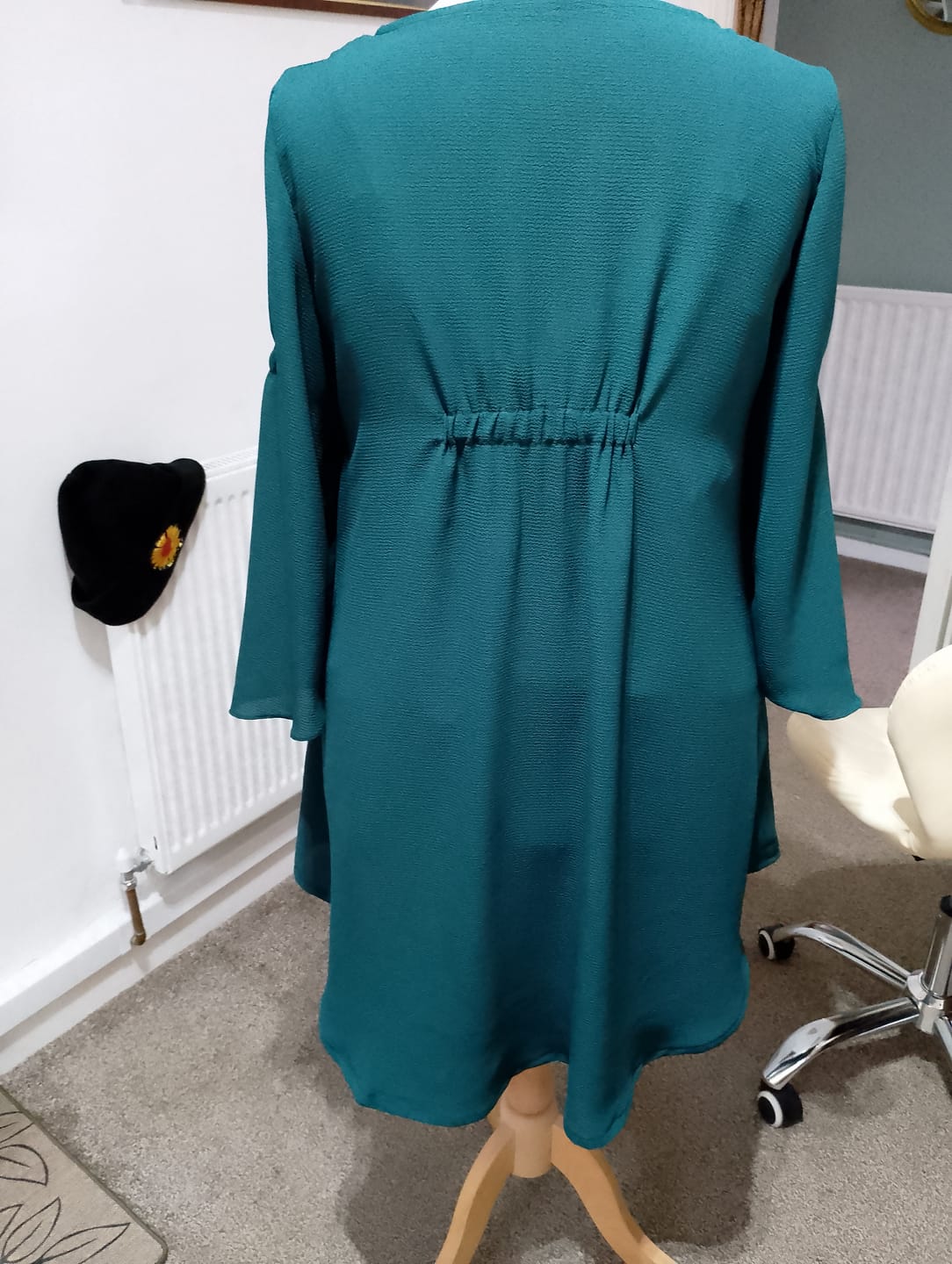 Customer photo review of Plain Bubble Crepe Fabric