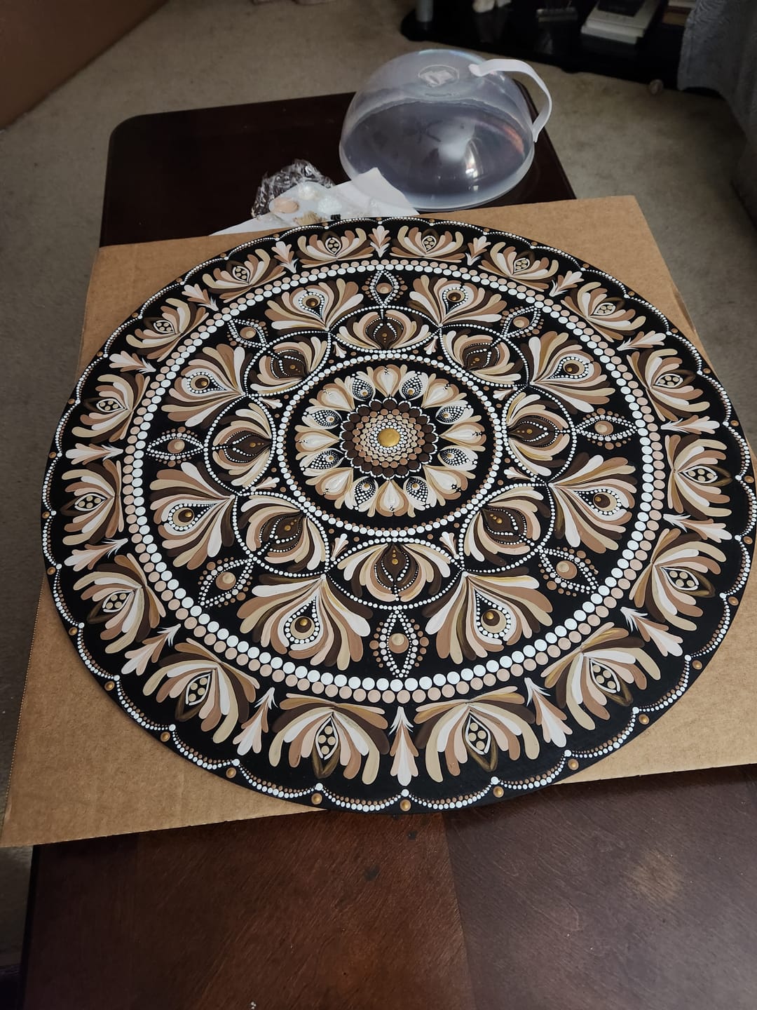 Customer photo review of Unfinished Wood Circle Round | Circle Blank | DIY Craft Cutout | Up to 36"
