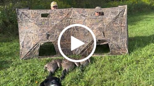 Customer photo review of Amazing Offer Tidewe Panel Blind Waterfowl Duck Hunting Blind