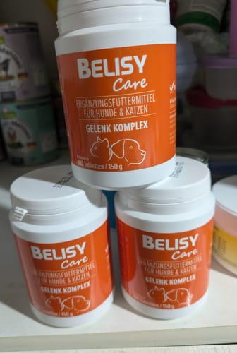 Kundenbewertung mit Foto zu BELISY > Gelenk Komplex < Gelenktabletten für Hunde & Katzen - 100 Tabletten