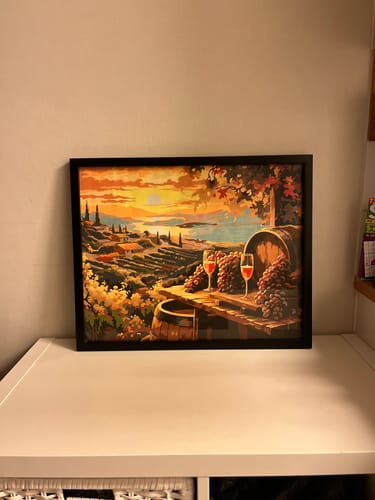 Customer photo review of Vineyard Sunset