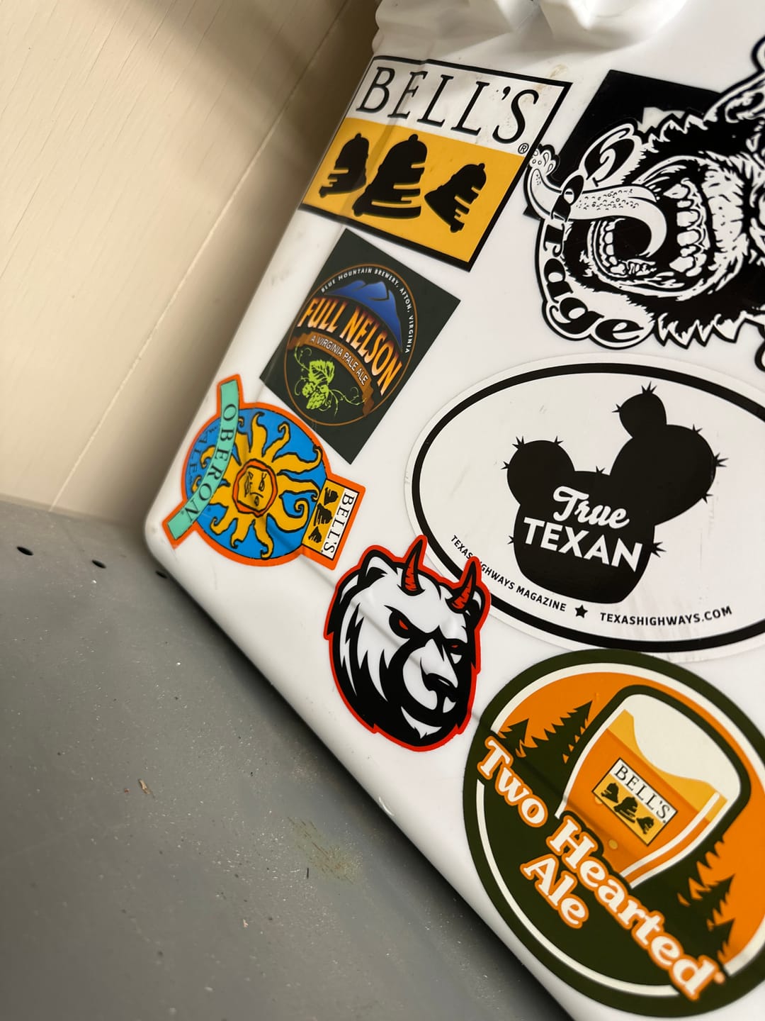 Customer photo review of Bear Evil Inc Sticker